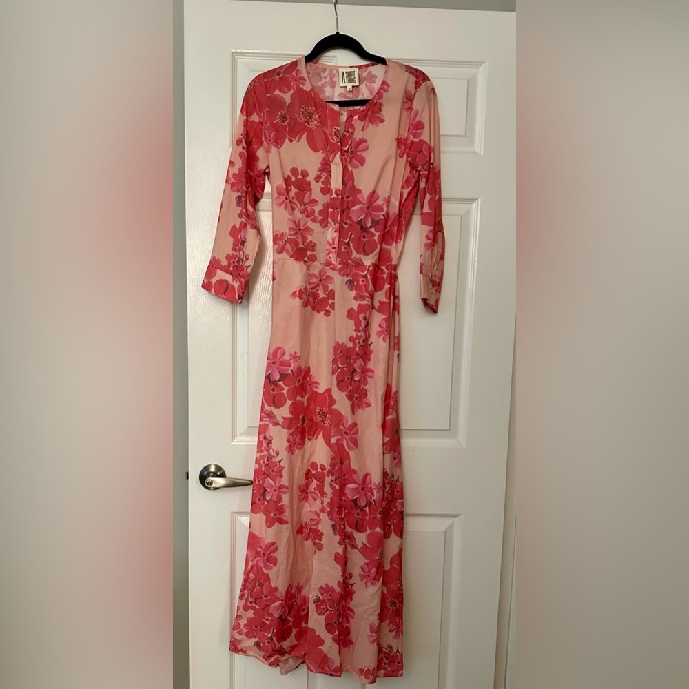 A Shirt Thing Pink and White Top